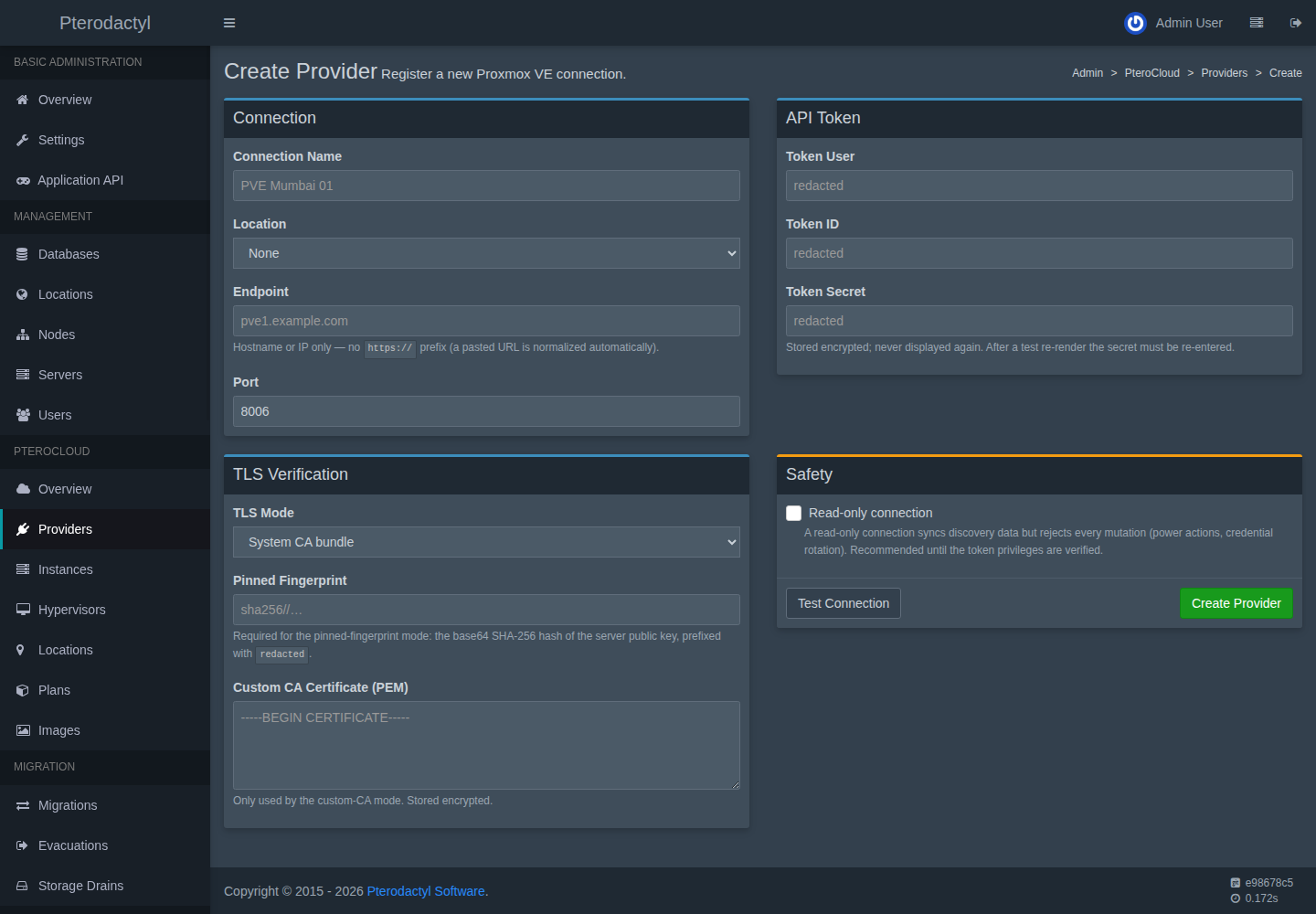 Create a provider
